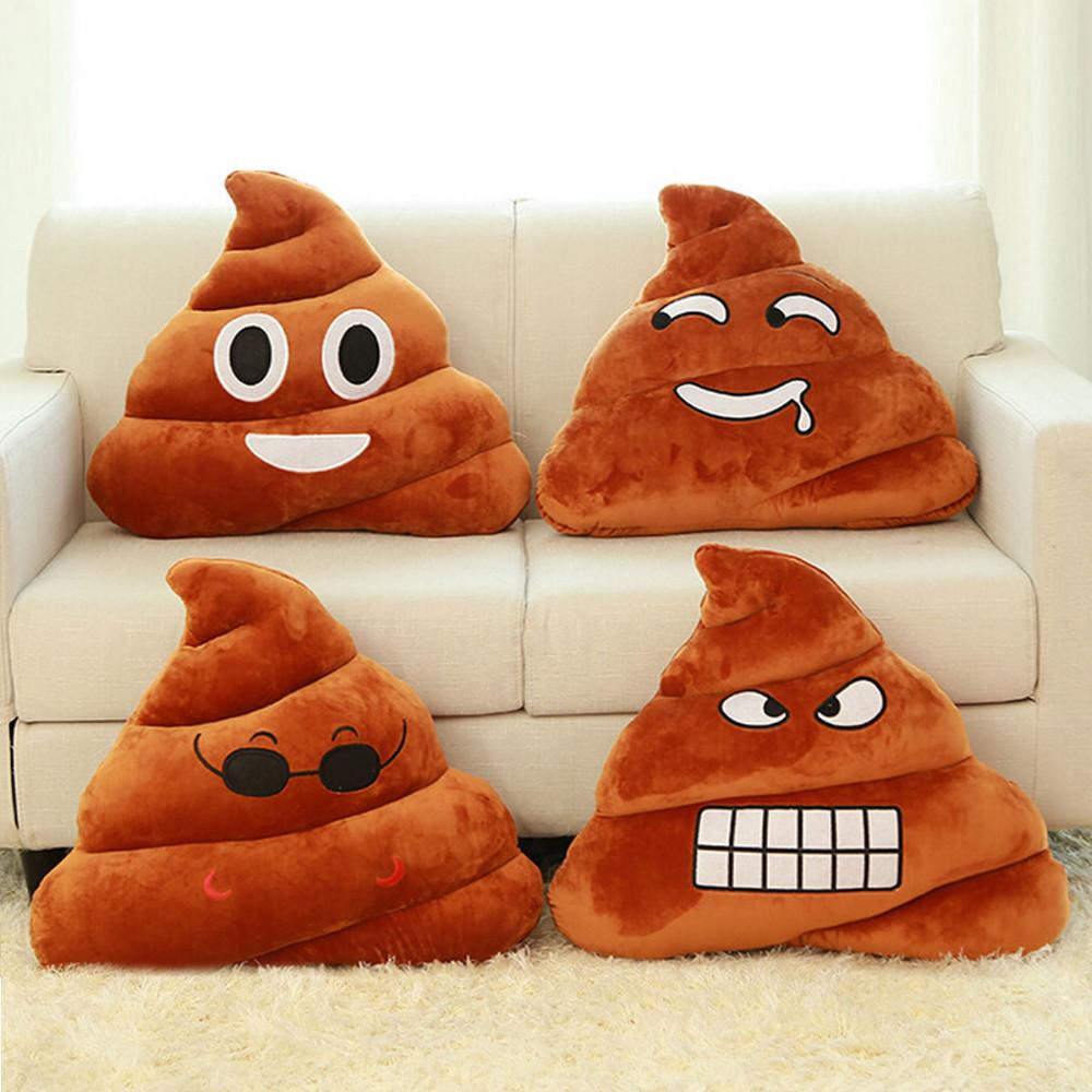 Smiling Poop Pillow - living-essentials
