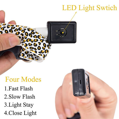 LED Safety Dog Nylon Collar