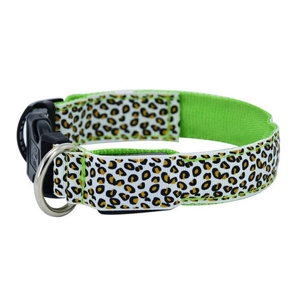 LED Safety Dog Nylon Collar