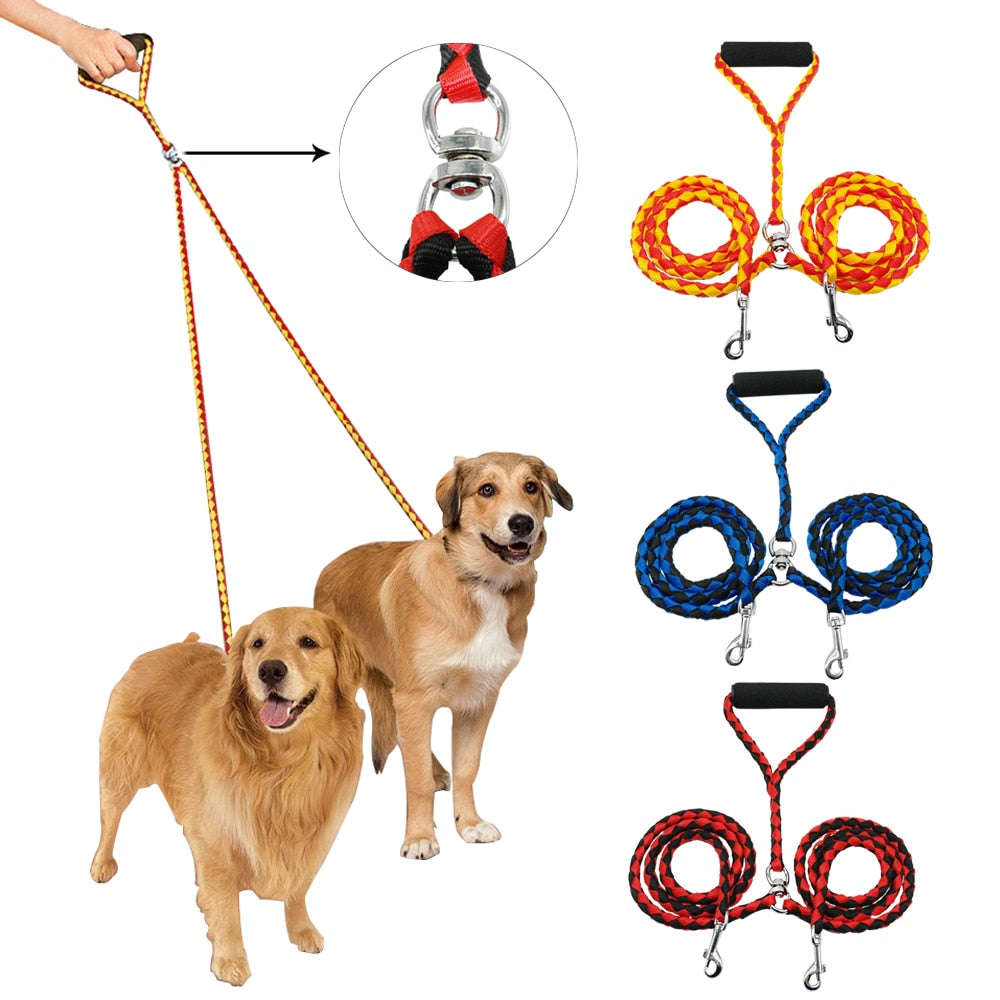 Power Double Leash 2in1 Dog Leash