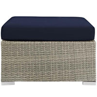 Render Sunbrella® Fabric Outdoor Patio Ottoman - living-essentials