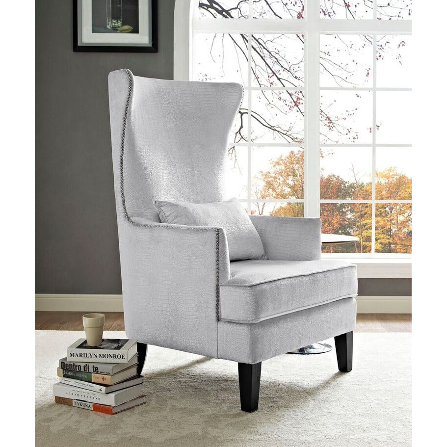 Crystal High Back Accent Chair - living-essentials