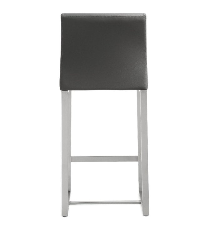 Deangelo Grey Steel Counterstool (Set of 2) - living-essentials