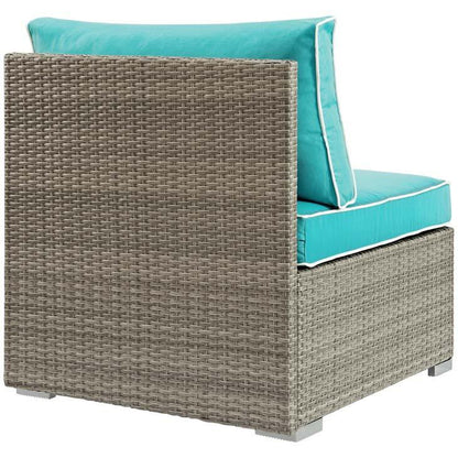 Rennie Outdoor Patio Armless Chair - living-essentials