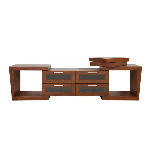 PLATEAU VALENCIA 5187 B Wood Expandable 51" - 87" TV Stand - living-essentials